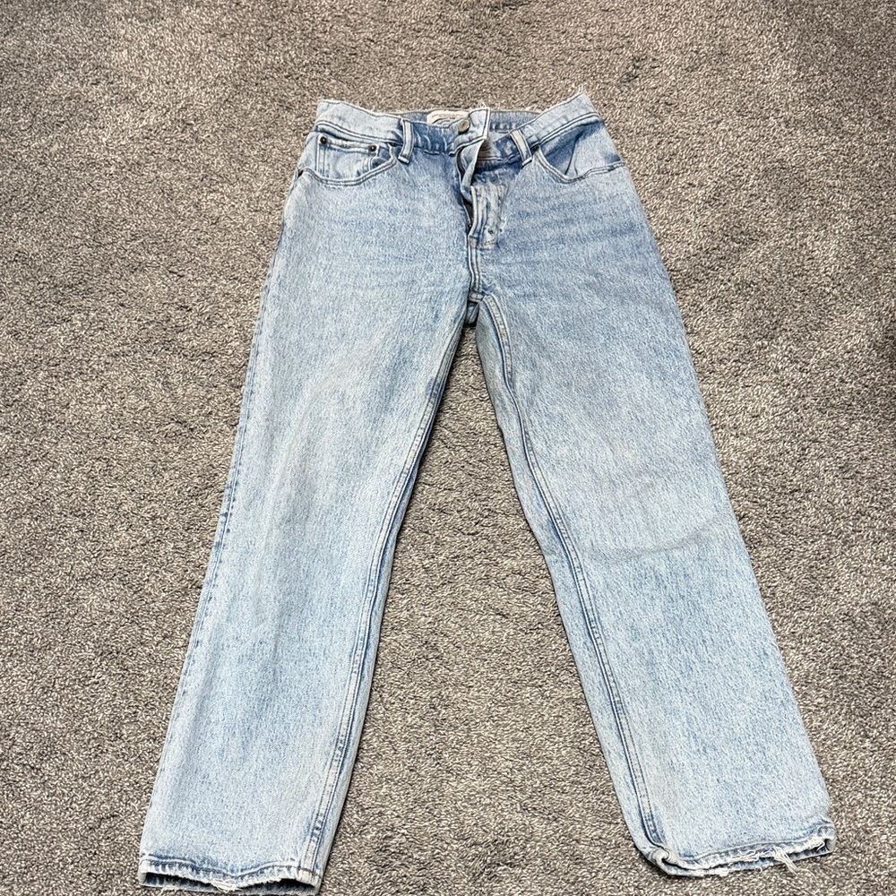 Abercrombie 90s Straight Ultra High Rise 26 XS Curve Love Women's Jeans